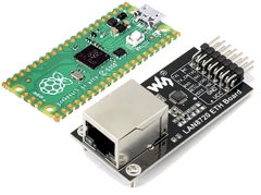 Raspberry Pi Pico and LAN8720 module board