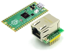 Raspberry Pi Pico and W5500 module board