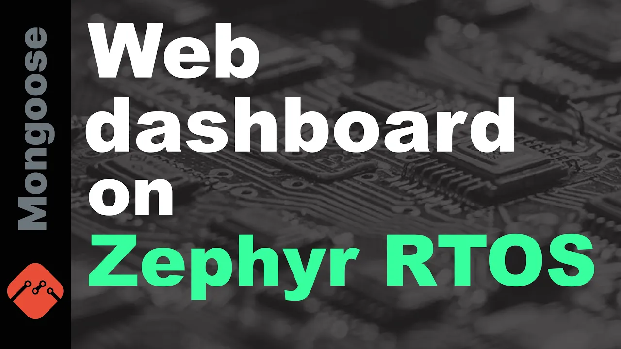 Web dashboard on Zephyr RTOS