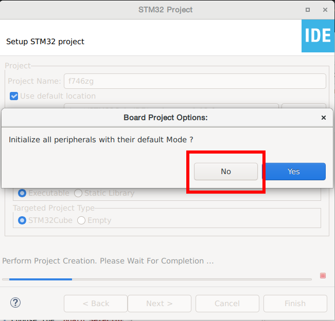 STM32CubeIDE peripheral initialization