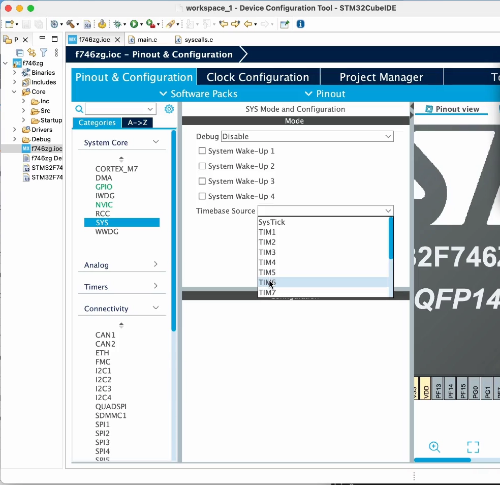 STM32CubeIDE change HAL timebase