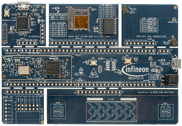 Infineon CY8CPROTO-062S2-43439 board