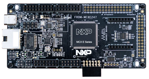 NXP FRDM-MCXE247 board