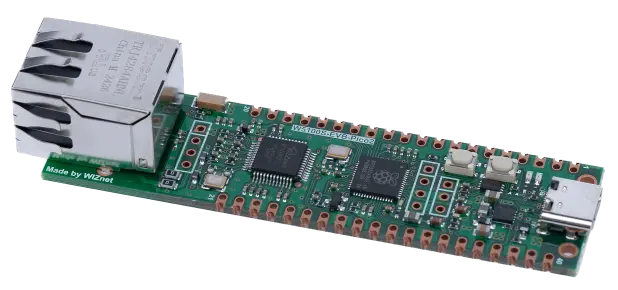 W5100S-EVB-Pico2 (RP2350 + W5100) board