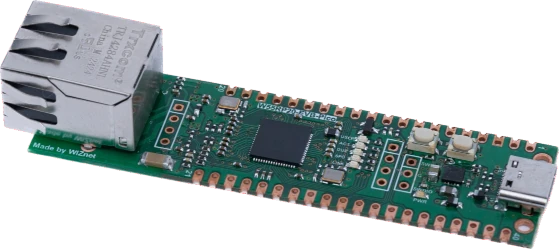 W55RP20-EVB-Pico (RP2040 + W5500) board