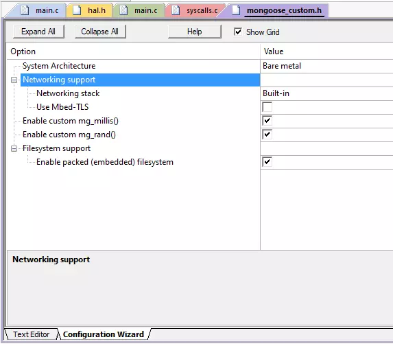 Keil MDK configure Mongoose