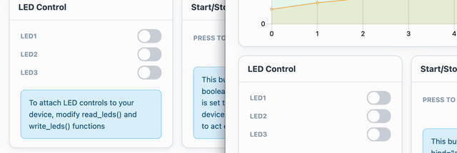 Synchronized dashboard windows screenshot
