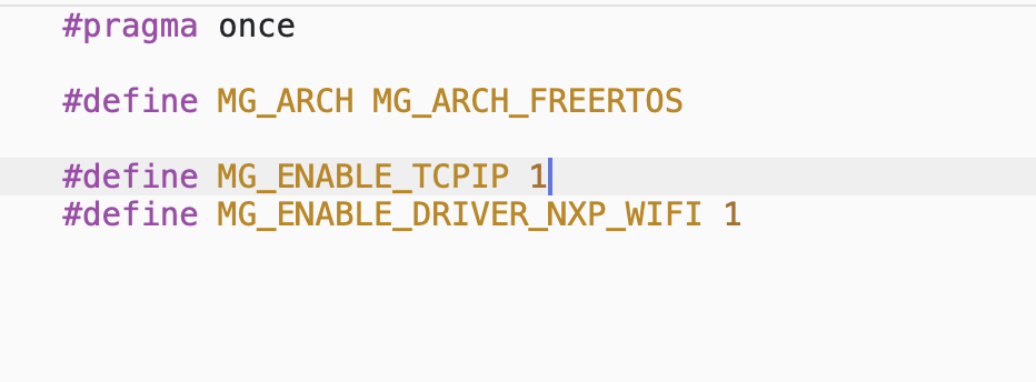 TCP/IP stack integration dashboard code