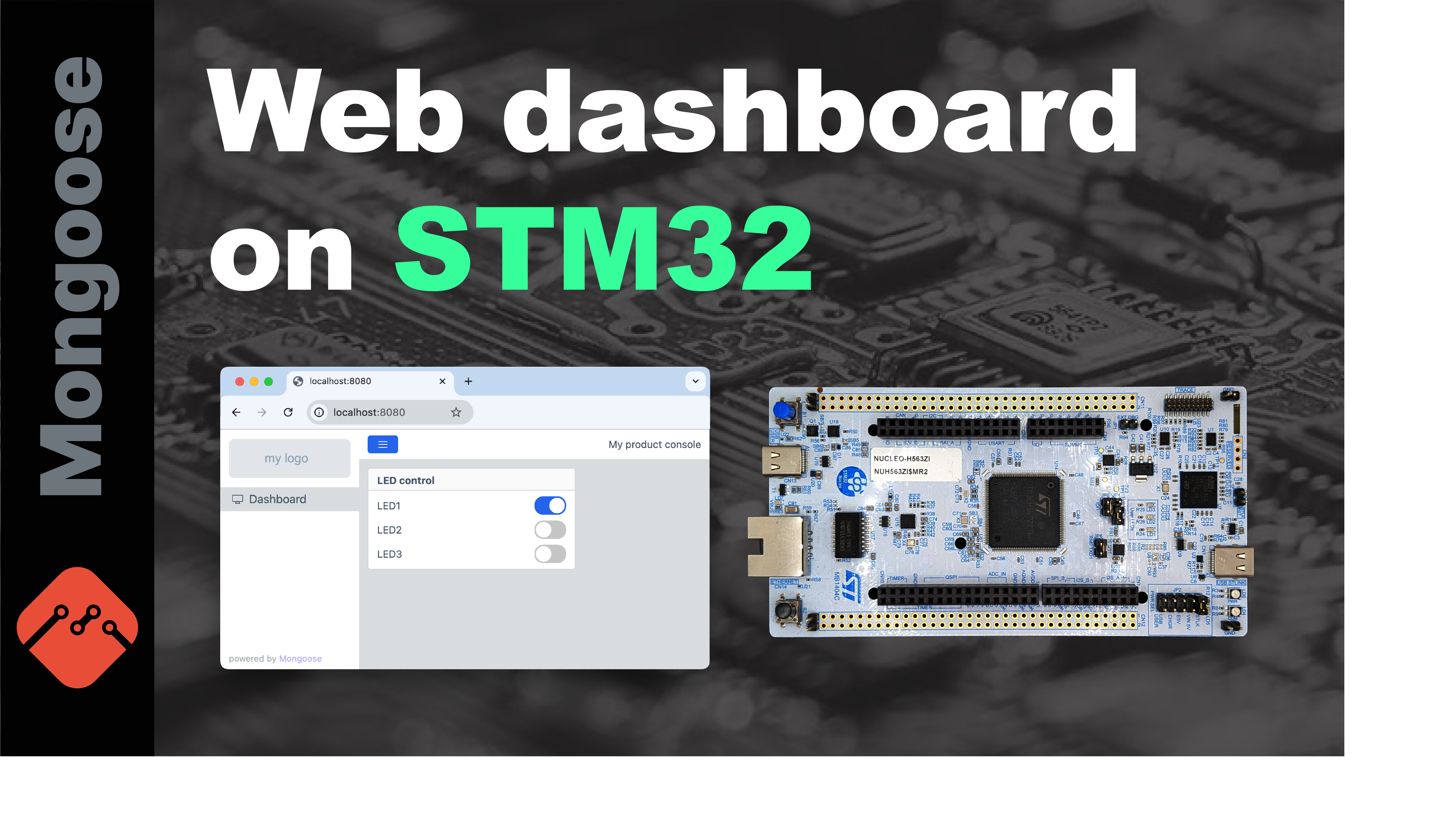 Web device dashboard on STM32
