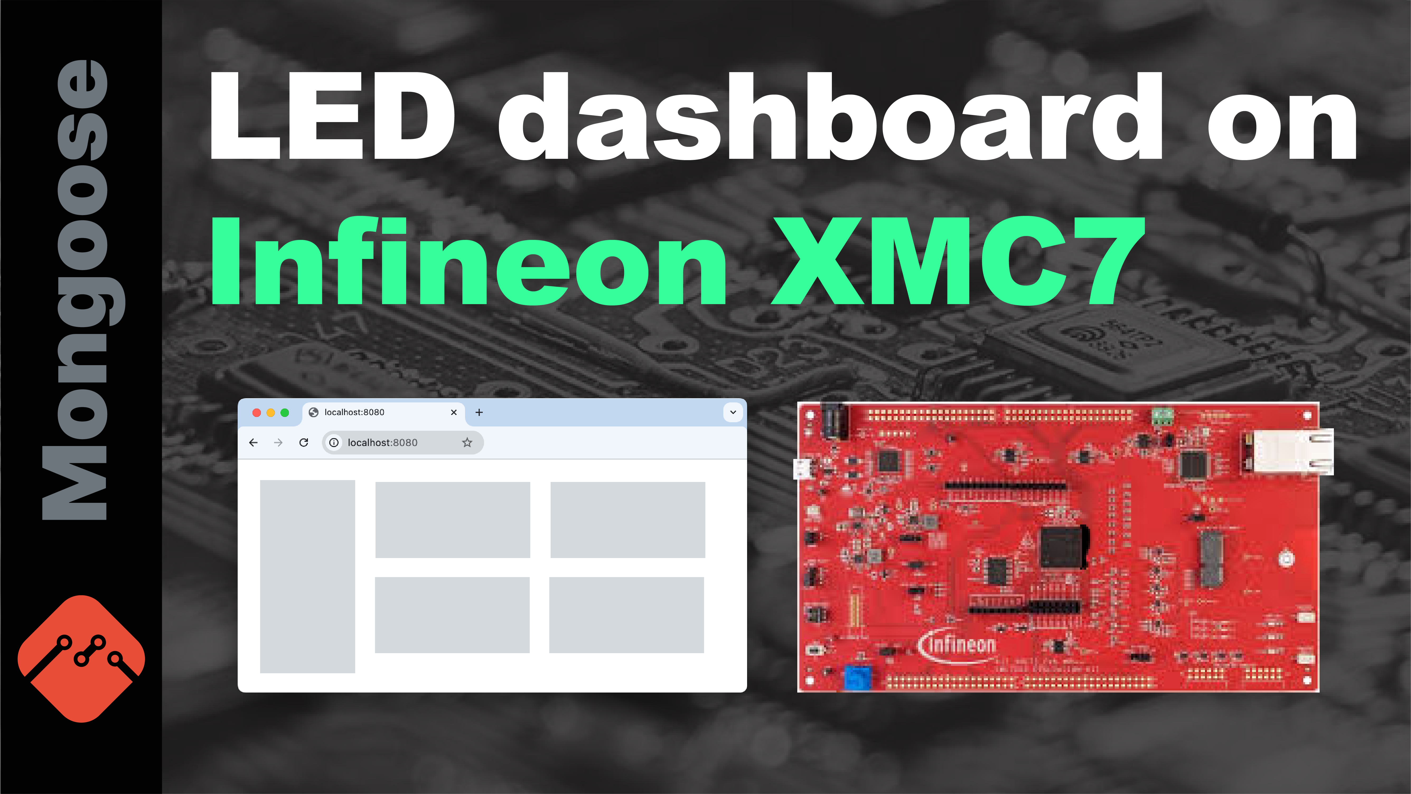 LED dashboard on Infineon XMC7 microcontroller