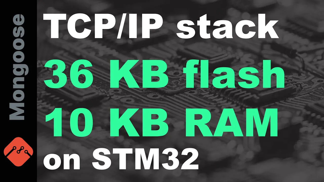 How Much Flash and RAM Does a TCP/IP Stack Need on STM32?