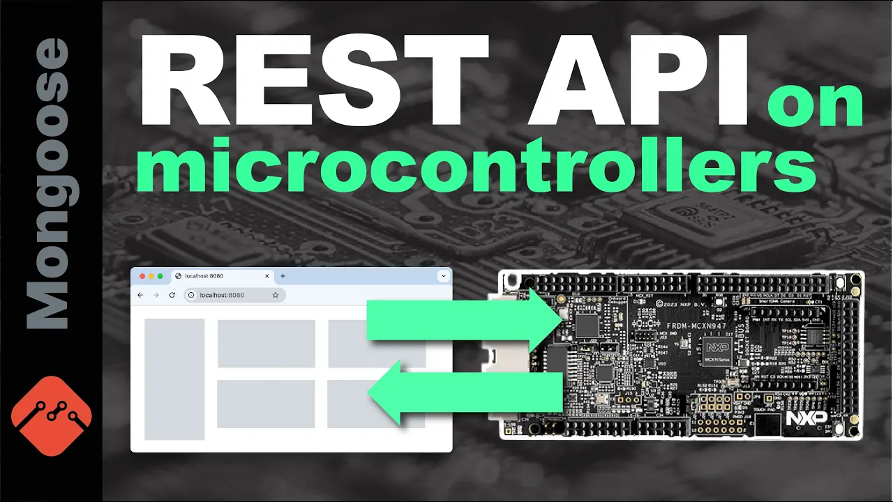Embedded dashboard tutorial - REST API on NXP MCXN947 and other MCUs