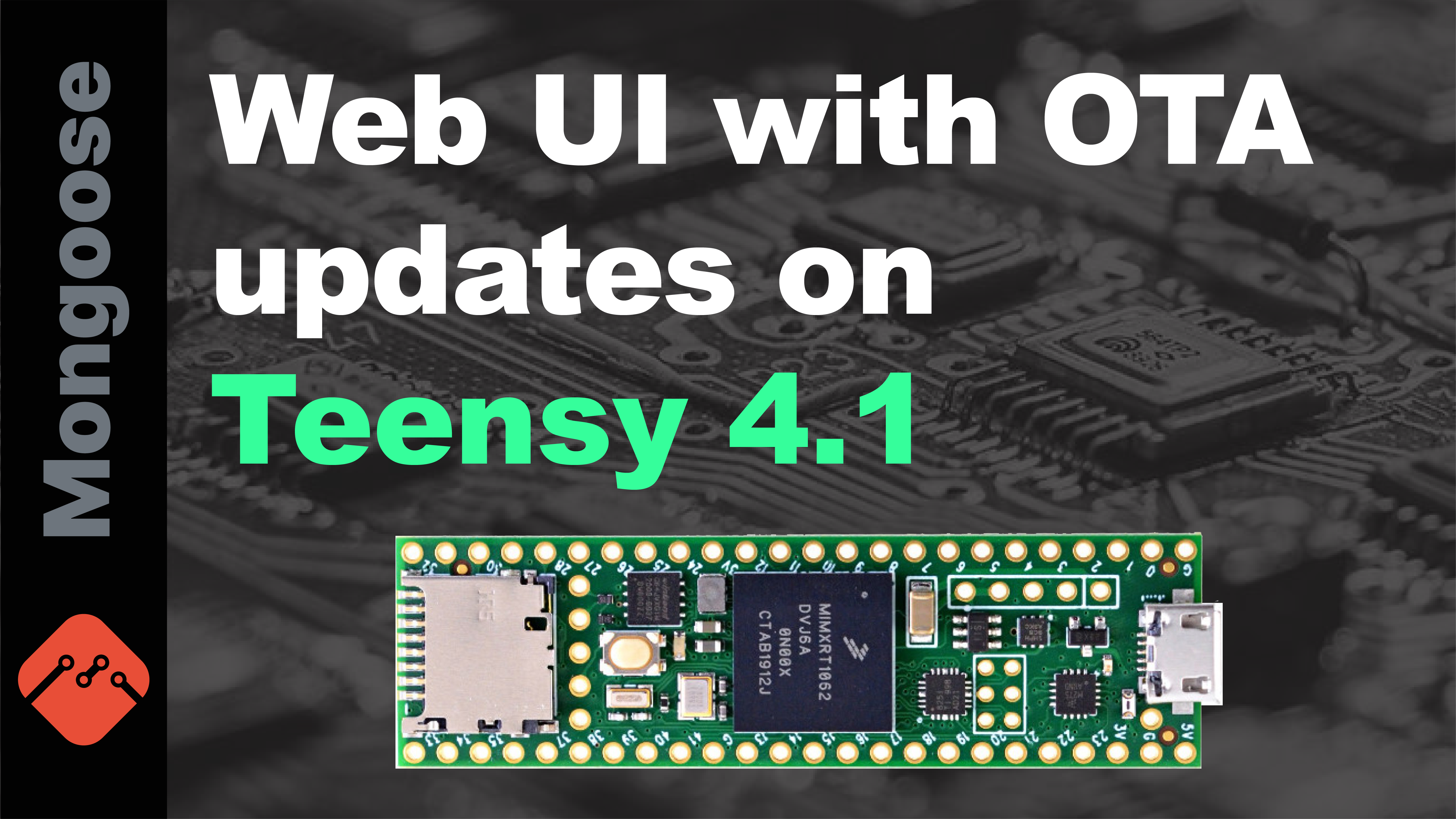 Web UI with OTA updates on Teensy 4.1
